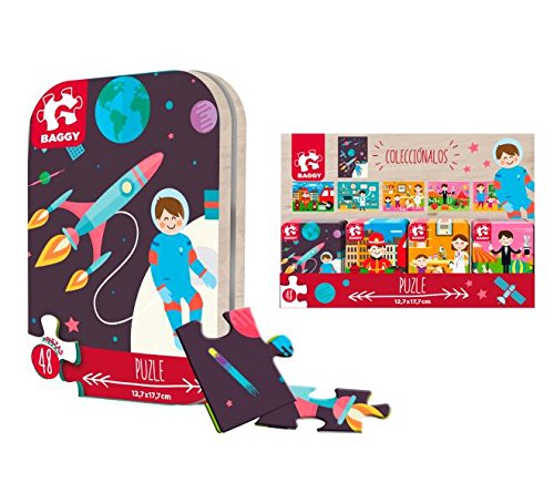 Partylandia Shop Présentoir 12 Puzzles - Métiers travaux Assortis, Multicolore, ast2054