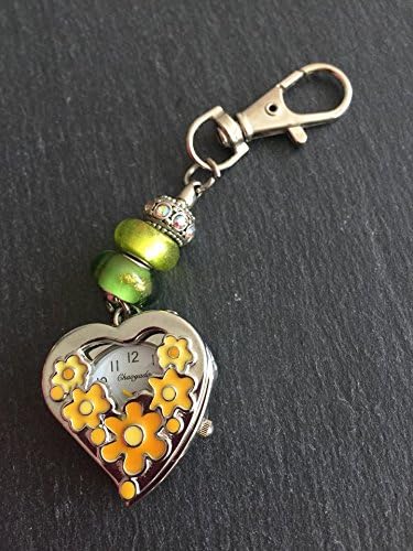 Handbag Lobster Heart Flower Key Ring Watch