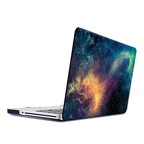 KONKY Macbook Pro 15 A1707 Hülle (2016 freigegeben), Schützende Soft-Touch HartschaleTasche Schutzhülle Snap Case für Neueste 2016 Apple MacBook Pro 15 "Zoll mit Touch Bar und Touch-ID, Gelbe Sternennacht
