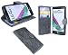 Produktbild LG G4c // Buchtasche Hülle Case Tasche Wallet BookStyle mit STANDFUNKTION in Anthrazit @ Energmix