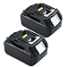 Produktbild [2 Stück] Dosctt für Makita BL1850 18V 5,0Ah Li-ion Ersatzakku Akku BL1840 BL1830 BL1815 194205-3 194309-1 LXT400 Werkzeugakkus