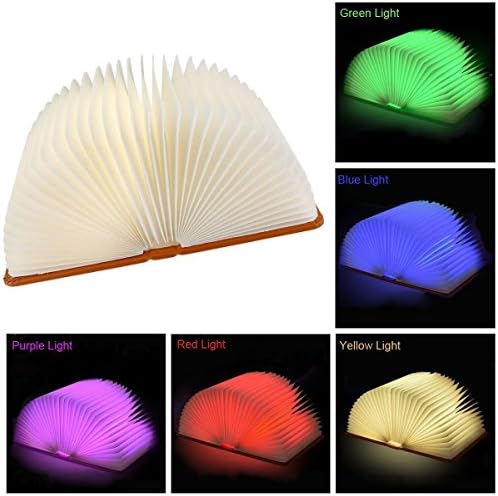 eBasic Folding LED Nightlight 360 ° Rechargeable foldable Book light , Desk Lamp Table Lamp USB Book Lamp Decorative Multi-color [Energy Class A +++]