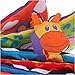 Vicky Store Infant Kid Baby Crib Gallery High-Contrast Development Puzzle Zoo Cloth Book Toy