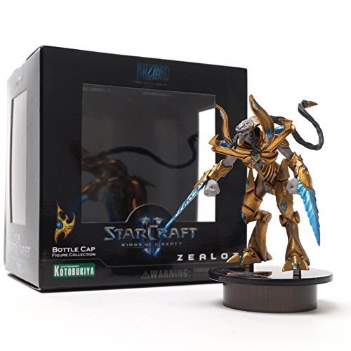 Preisvergleich Produktbild [STARCRAFT 2 KOTOBUKIYA] Protoss (Zealot) Bottle Cap Figure Collection Miniature by Kotobukiya