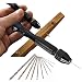 Produktbild Mini Bohrmaschine Handbohrmaschine, YTAT Handbohrer Drillbohrer + 10 Spiralbohrer Bohrer 0.5-2.mm für die Schmucksachen Walnut Modell Harz Schmuck Nussbaum Amber Bienenwachs Olive Nut Hand Bohren Loch Carving