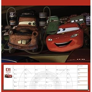 Disney Cars Posterkalender quadratisch - Kalender 2017