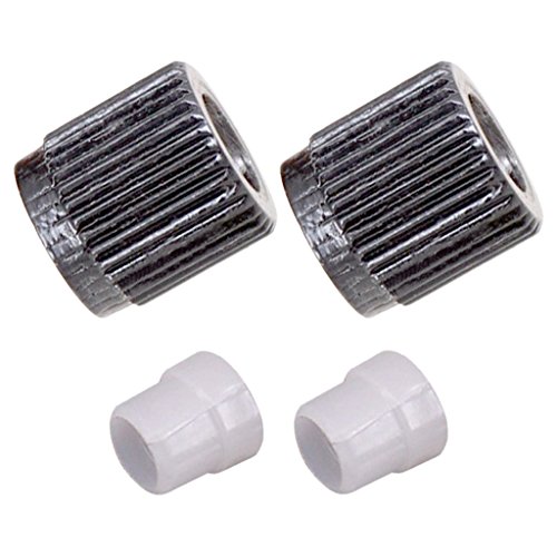 Preisvergleich Produktbild Sharplace 2 Stück 10mm Saitenhülsen Einschlaghülsen Saitenbuchsen für Gitarren - Schwarz