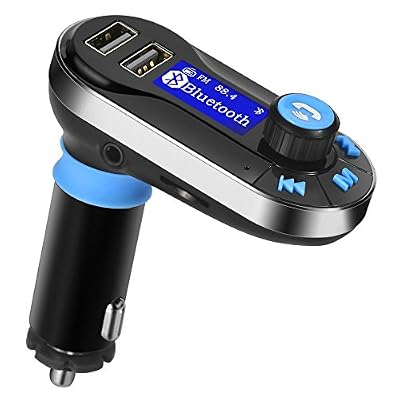 Hongyifa Transmetteur FM Bluetooth Voiture Main Libre Musique MP3 Adaptateur Radio Sans Fil Kit