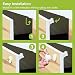 Child Cabinet Locks - Jerrybox Premium (8Locks+2Keys) Magnetic Baby Proofing Safety Locks for Drawers/Cabinets/Cupboard /Wardrobes£¬Install in Minutes, No Drilling