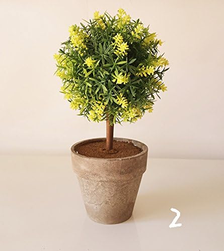 Simulation Of Plant Flowers Potted Plants Living Room Furnishings Home Furnishing Plastic Flower Fleshy Small Bonsai,Type 2