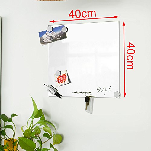 SoBuy® Memoboard,Spiegel-Memoboard,Magnettafel,Whiteboard,Schreibtafel, FRG46 - 2