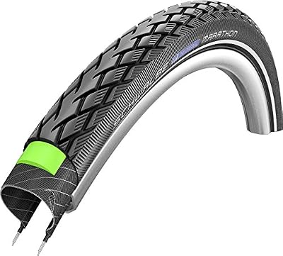 Schwalbe MARATHON GREENGUARD Pneu de velo noir réflex 35MGG