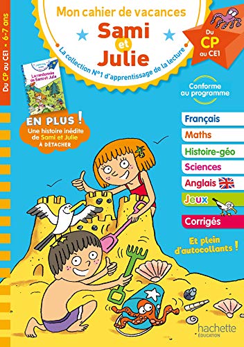 Télécharger Cahier de vacances Sami et Julie Du CP au CE1 Gratuit