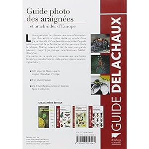 Guide photo des araignées et arachnides d'Europe Livre en Ligne - Telecharger Ebook