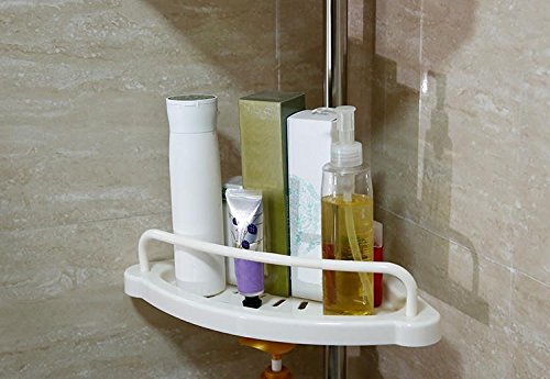 Yahee Duschablage Eckregal Teleskopregal Wandregal Ablage 4 Böden höhenverstellbar - 7