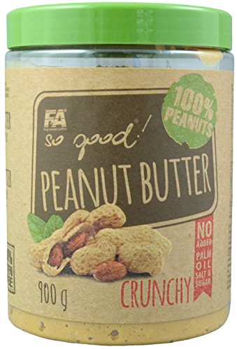 Preisvergleich Produktbild FITNESS AUTHORITY Peanut Butter Crunchy, 900 g