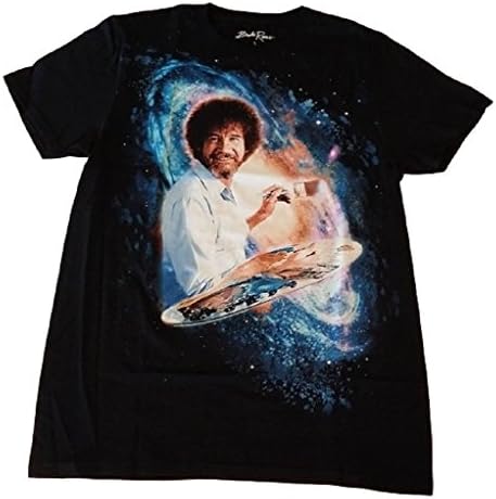 TAILAD Bob Ross No Mistakes Just Happy Accidents Graphic T-Shirt Men Sizes