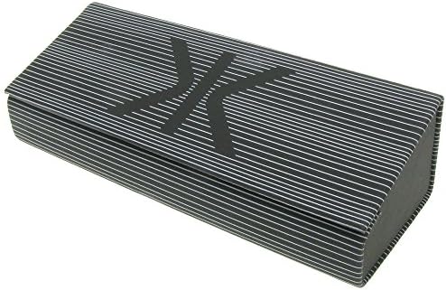 JK London Designer Spectacles Glasses Hard Case, Black and White - New