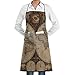 Produktbild Image of Old World Map Made in 1720S Nostalgic Style Art Historical Atlas Adjustable Bib Apron Pockets Home Kitchen Garden Restaurant Cafe Bar Pub Bakery for Cooking Chef Baker Servers Craft Unisex