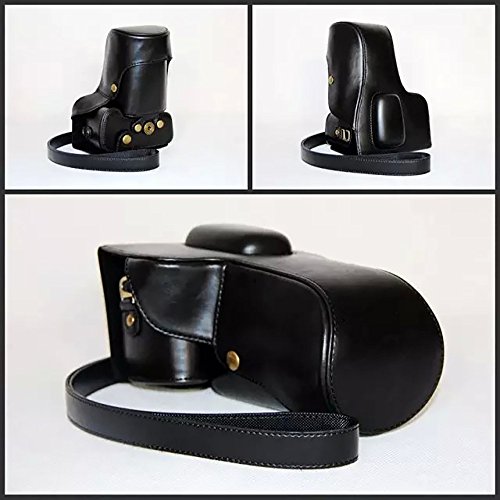 pu Design Housse en cuir   tui pour appareil photo avec tr  pied pour Nikon D5300 D5200 D5100