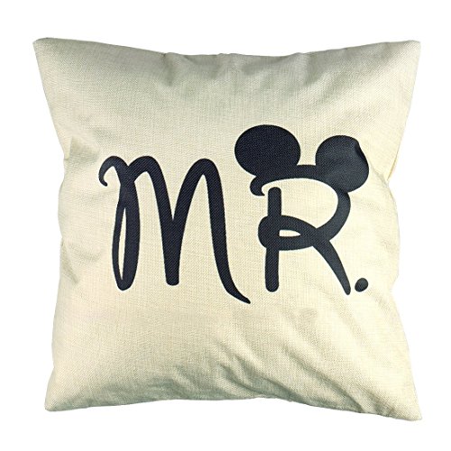 Lot-de-2-Housse-de-coussin-canap-coussin-Pillo-wcase-Maison-Voiture-Caf-Dco-Dcoration-de-mariage-saint-valentin-45-x-45-cm