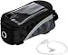 Produktbild Premium schwarz Fahrrad Lenker Oberrohr Tasche Pack Beutel für iPhone 7 Plus/6S Plus/Samsung Galaxy S8/S7 Edge/A5 J3 J5/LG G6/G5/LG K4-K8/LG X CAM/Motorola Moto G4 G5 Plus/E 4 G