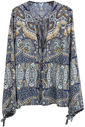 Womens Blouses, SHOBDW Fashion Womens Summer Boho Long Sleeve Casual Blouse Loose Tops T Shirt