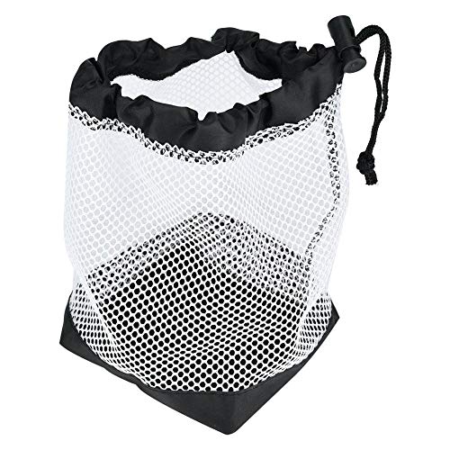 VGEBY Sac de Balles de Golf avec Support en Filet Sac de Filet en Nylon avec Fermeture à Cordon Coulissant Cordon de Verrouillage