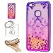 Produktbild Hülle Huawei P10 Lite (5,2 Zoll) Hülle Transparent Hardcase,3D Galvanotechnik TPU Kreative Liquid Bling Hülle Case Für Huawei P10 Lite (5,2 Zoll),Dynamisch Treibsand Flüssige Fließend Wasser Glitter Sparkle Klar Hart Plastik Tasche Kristall Handytasche Rückseite Hülle Schale Etui Für Huawei P10 Lite (5,2 Zoll) + Schlüsselanhänger (R) (5)