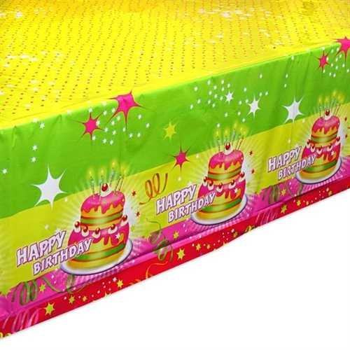 Preisvergleich Produktbild Tischdecke Happy Birthday