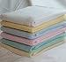 DK 100 Percent Cotton Cellular Pram Blanket (Lemon)
