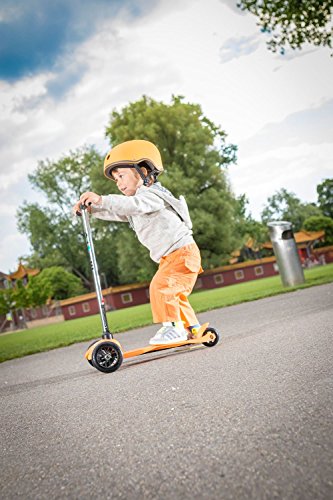 Mini Micro Kinderroller Sporty Kickboard in Neon Orange - 4