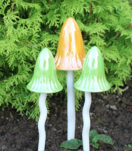 Keramik Fliegenpilze Garten Outdoor Ornaments
