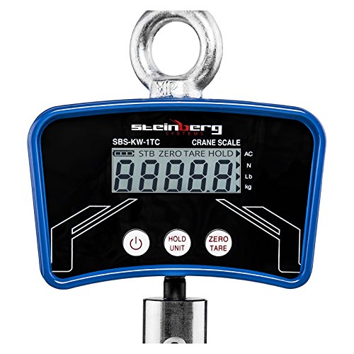 Steinberg Systems – SBS-KW-1TC Kranwaage Digital Waage Hängewaage 1000 kg / 0,2 kg LCD - 4