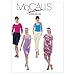 Produktbild Mc Call´s Schnittmuster 6355 B5 Damen Kleid,Bluse in 2 Längen Gr. 8-10-12-14-16 (34-42)