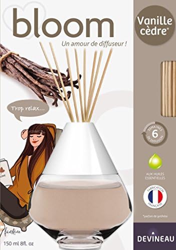 devineau Coloured Cold 1612523 Bloom Diffuser Vanilla Cedarwood Fragrance 150 ml