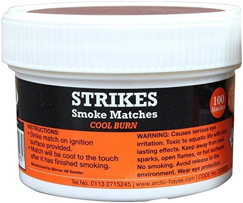 STRIKES SMOKE MATCHES TUB 100 // STRIKES SMOKE MATCHES TUB 100; Product Range:-; SVHC:No SVHC (12-Jan-2017) ( 33300B )