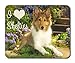 Produktbild I love Shelties Mauspad, Motiv Shetland Sheepdog