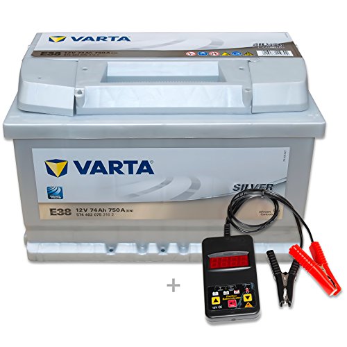 Preisvergleich Produktbild Varta Silver Dynamic E38 - 12 V / 74 Ah - 750 A / EN inkl. Batterietester