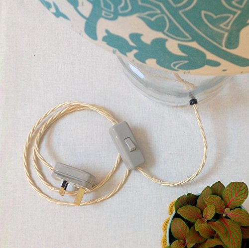 Bullfinches & Berries Glass Demijohn Table Lamp