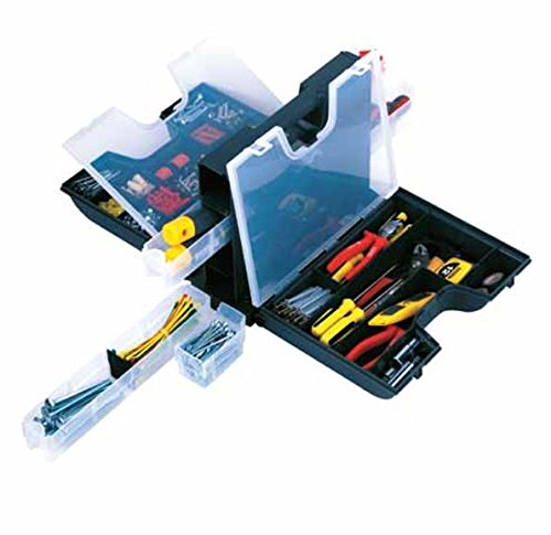Stanley Tool Organizer System 36.2 x 19.2 x 29 cm, 39 Fächer, 8 variable Extratrennwände, Komfortgriff, 1-92-050 - 2
