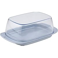 Mepal Beurrier-gris Butterdose grau – für 250 g Butter – transparenter Deckel – passt genau in die Kühlschranktüre…
