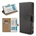 Produktbild LUNICO VERO Sony Xperia X Lederhülle Handytasche Matteo aus Leder - Elegante Xperia X Handyhülle in Schwarz - Schutzhülle mit Kartenfach und Standfunktion (Xperia X/Schwarz)
