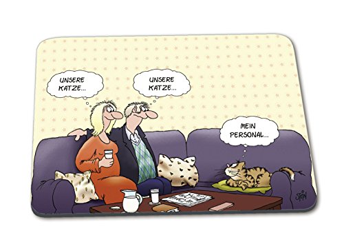 Mauspad Uli Stein "Mein Personal" Katze Mousepad