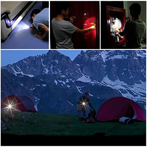 LED Mini-Taschenlampe, WUBEN Taschenlampe CREE XP-G2 R5 Lebensdauer 100000 St. 300 Lumen,Aufladbare Wasserdicht Kinder Projekt oder Geschenk für Innenbeleuchtung und Bewegungen im Freien (Schwarz) - 3