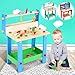 Produktbild Infantastic Kinderwerkbank | (59,5 x 49 x 30,2 cm) mit Werkzeug Zubehör ohne scharfe Ecken und Kanten | Spielzeugwerkbank, Kinder, Werkbank