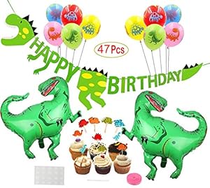 Decoracion Dinosaurio Cumpleaños Niño, Pancarta
