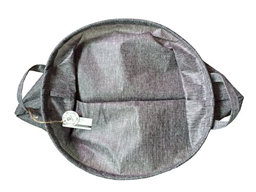 Sea Team Super großen faltbaren Baumwolle Stoff Wäschesammler Aufbewahrungskorb Aufbewahrung Handtasche grau - 6