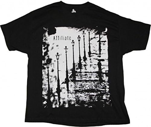 AffiliateSkateboard T-Shirt Black/White