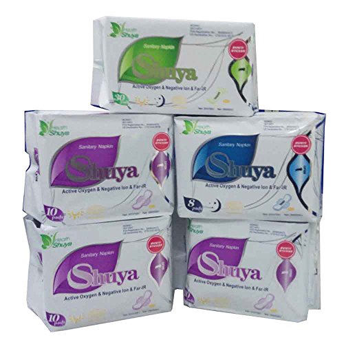Preisvergleich Produktbild SHUYA Patented Anion Sanitary Napkin and Panty Liner (5Packs)